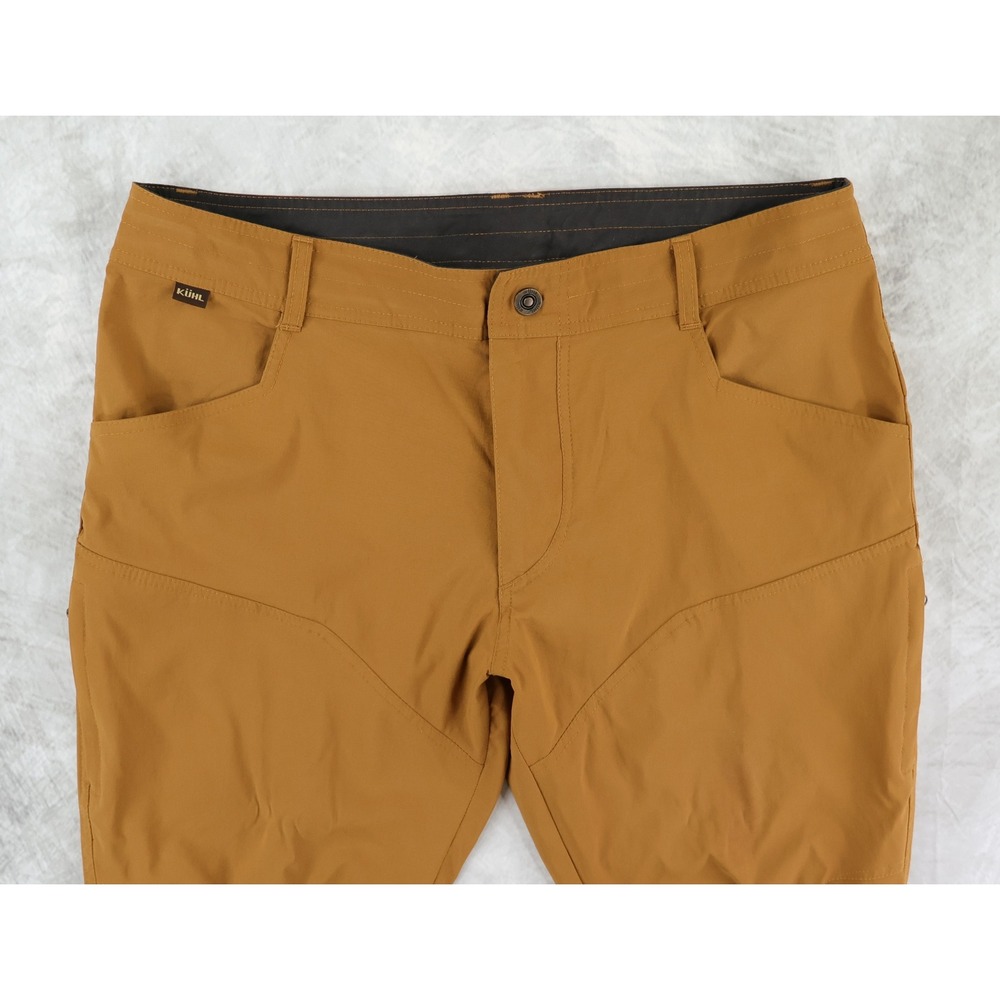 Kuhl Renegade Rock Pants Mens 36x29 Brown Articulated Knee Outdoor Technical - Picture 3 of 14